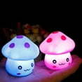 thumbnail image 4 of Wovilon Cute Mush Night Light Girl Birthday Gifts Teenage Night Lamp for Kids Bedroom, Toddler Portable Battery Led Nightlight, 4 of 5