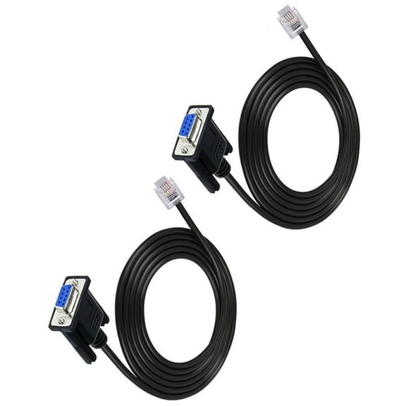 RS232 to RJ11 Cable Female RJ11 6P4C Control Cable Stable Signals Transmission IT Equipment Connectivities