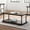 Dark Oak, variant on Furniture of America Laem 1-Shelf Coffee Table, Antique Gray