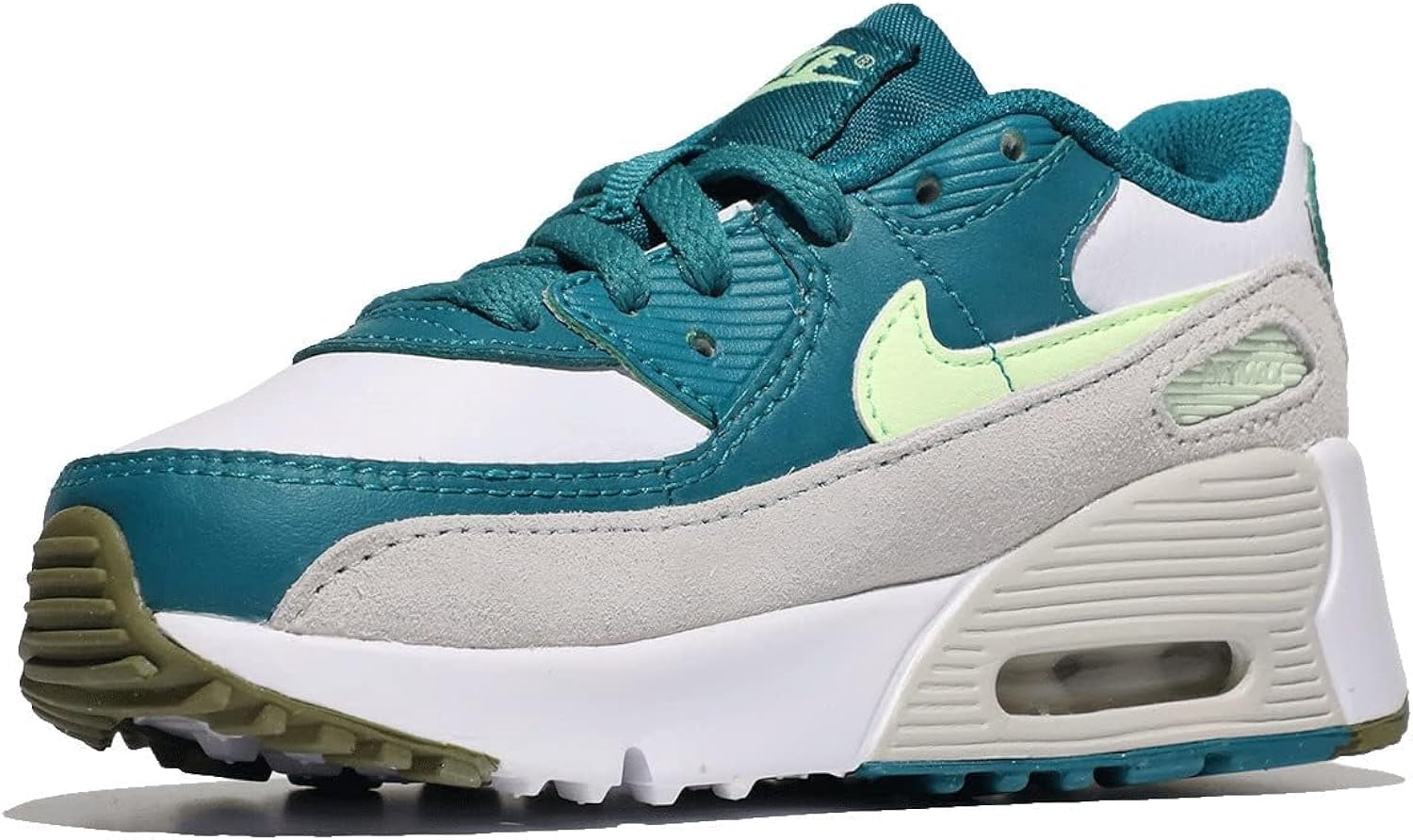 Toddler's Nike Air Max 90 LTR White/Barely Volt  (CD6868 124) - 5