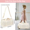 thumbnail image 2 of Bolsa de viaje BTOOP con lazo rosa con estampado floral, 46 x 22 x 23 cm, 23 L, 2 of 9