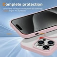 thumbnail image 3 of Transparent Magnetic Case Designed for Apple iPhone 14 Pro Clear Magnetic Case for Rugged Shockproof Strong Magnetic Military Grade Drop Protection Phone Case for Apple iPhone 14 Pro, Pink, 3 of 6