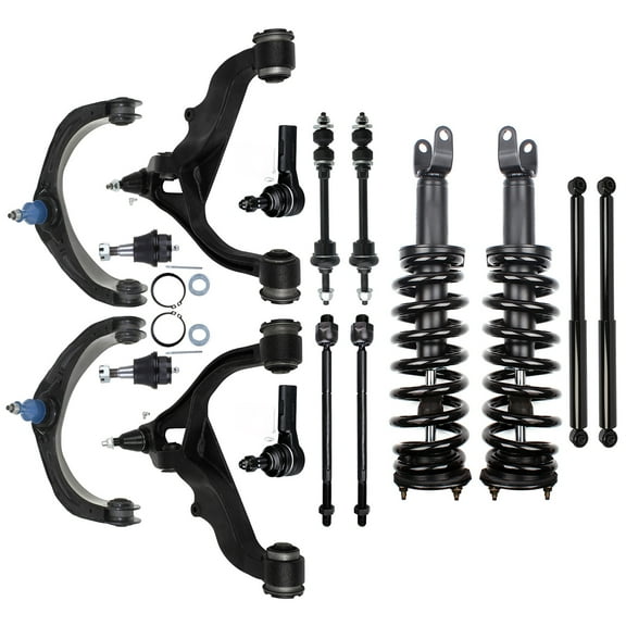 Complete Front Rear Struts Coil Spring Assembly Compatible For 2006 2007 2008 for DODGE for RAM 171111 37207 K620174 K620175 K7411 K80894 EV800098 ES80574 Replacement Shock Absorbers cciyu