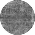thumbnail image 1 of Ahgly Company Indoor Round Oriental Gray Industrial Area Rugs, 4' Round, 1 of 4