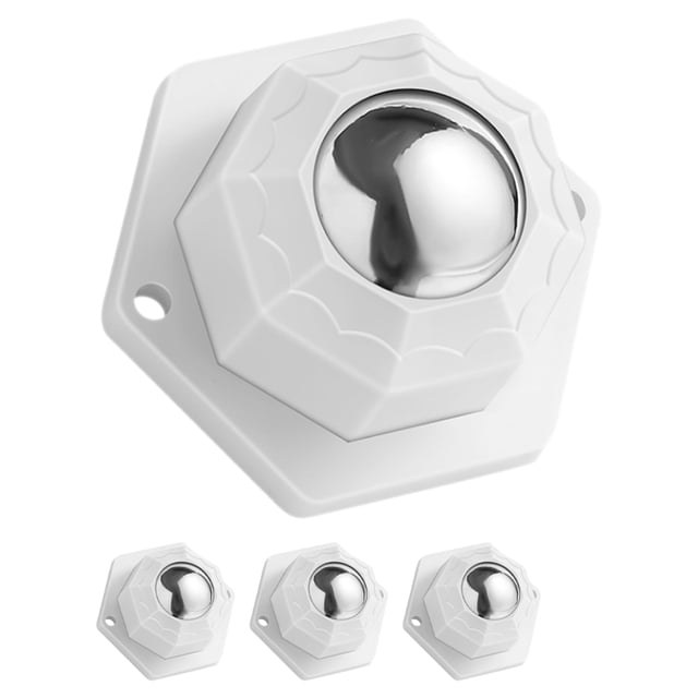 4 ruedas giratorias autoadhesivas de 360 grados para muebles del hogar.