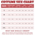 thumbnail image 2 of Alaiyaky Red and White Striped Costume Suit, Halloween Costumes Striped Shirt with Hat Glasses, Men Women Halloween Costumes World Book Day Outfit, 2 of 7