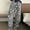 Gray, variant on Women Fashionable Elastic Waistband Wide Leg Straight Leg Pants with Star Pattern