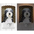 thumbnail image 2 of Caroline's Treasures SS4290CNL Bearded Collie Candy Corn Halloween Portrait Ceramic Night Light, 6x4x3", multicolor, 2 of 2