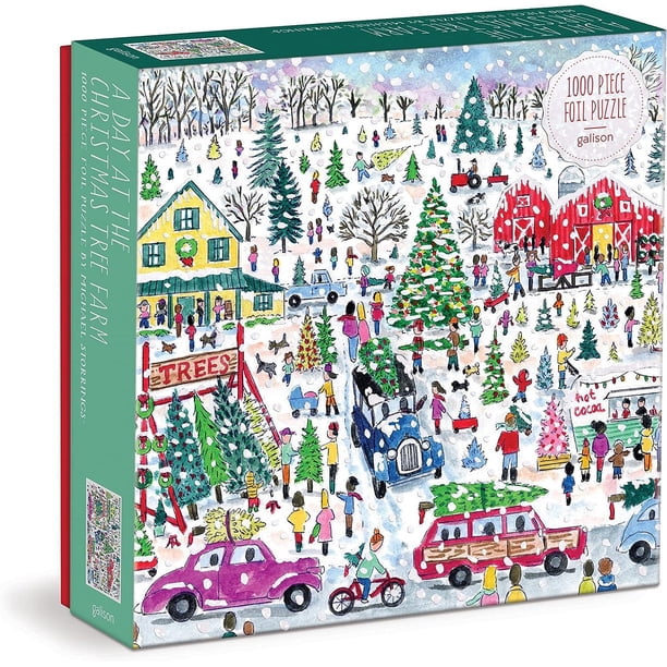 Rompecabezas Navideño Michael Storrings 1000 Piezas blanco M