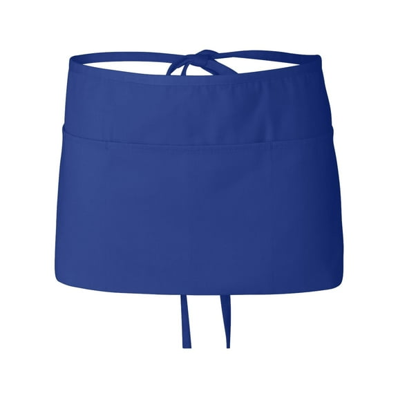 Q-Tees Waist Apron with Pockets in Royal One Size | Q2115