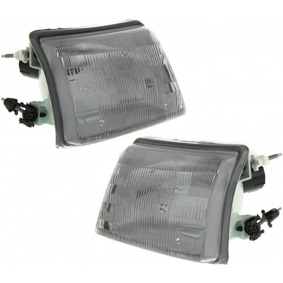 For Ford Ranger Headlight Assembly 1998 1999 2000 Pair Driver and Passenger Side DOT Certified | FO2502151 | FO2503151 | F87Z 13008 FB