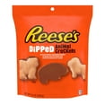 thumbnail image 2 of Reese's Chocolate and Peanut Butter Animal Crackers, Chocolate Dipped Animal Cookies, Bag 8.5 oz, 2 of 10