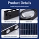 thumbnail image 5 of Solar Garden Light Wall Light Wall Washing Garden Water Proof Wiring Induction Solar Wall Light Outdoor, 5 of 6