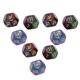 thumbnail image 1 of Juego De Dados Poliédricos, Dados Para Juegos De Mesa, Plástico Portátil, Ligero Para Juegos De Mesa, 1 of 7
