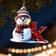 thumbnail image 3 of Adornos navideños personalizados con letras 2025 | Colgante acrílico para decorar el árbol | Adornos navideños personalizables para la decoración del hogar, 3 of 6