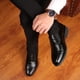 thumbnail image 4 of Zapatos de Cuero para Hombre Zapatos de Cuero para Hombre Zapatos de Negocios Casuales de Moda con Punta de Tres Puntas y Cordones para Hombre, 4 of 4