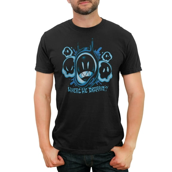 Men's Fortnite Grimey Where We Droppin' Graphic T-Shirt