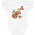 thumbnail image 3 of Inktastic Acoustic Guitar with Colorful Flowers Boys or Girls Baby Bodysuit, 3 of 5