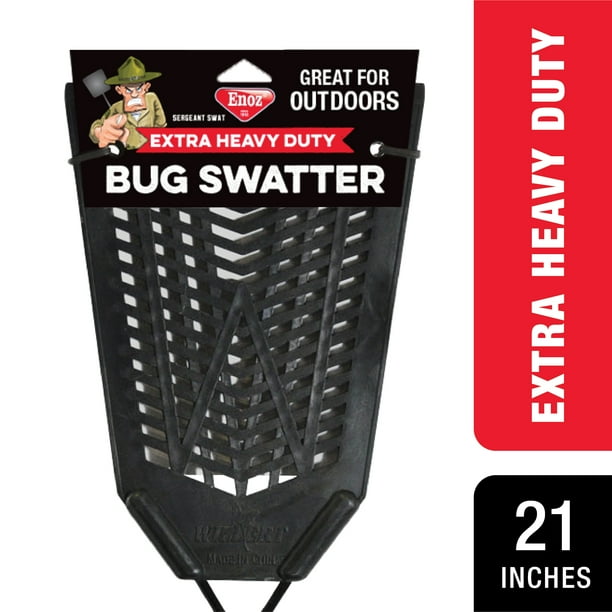 Enoz Sergeant Swat Fly Swatter, Heavy Duty Strength Outdoor Fly Swatter