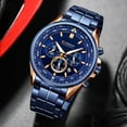 thumbnail image 6 of Curren Men's Luxury Watches Fashion Sporty Wristwatches Male Chronograph Quartz Stainless Steel Clock With Luminous Hands - Quartz Wristwatches, 6 of 6