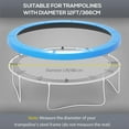 thumbnail image 2 of Φ12ft Trampoline Pad Spring Safety Replacement Gym Bounce Jump Cover EPE Foam, 2 of 9