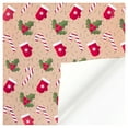 thumbnail image 1 of 1PCs ( 70cmX50cm, 4.11 Square Feet)Single-sided Christmas Wrapping Paper, Classic Santa Claus And Other Patterns, 1 of 3