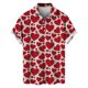 thumbnail image 3 of Camisetas de manga corta para hombre, con estampado 3D de amor, gráfico, camisas de botones para el día de San Valentín, blusa informal de verano para playa para hombre, 3 of 5