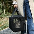 thumbnail image 5 of Pet Carrier for Large and Medium Cats up to 25 Lbs,Soft-Sided Pet Carrier for Big Medium Cats and Puppy Dog Carriers Cat Carriers,TSA Airline Approved Pet Privacy Protection Travel Carrier - Black, 5 of 6
