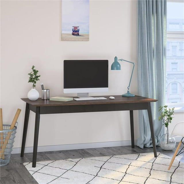 Ameriwood Ashton Computer Desk in Medium Brown