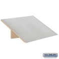 thumbnail image 1 of Salsbury 30052GRY Sloping Hood for Open Access Designer Locker & Designer Gear Locker, Gray - 24 in., 1 of 1