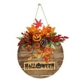 thumbnail image 2 of POINTERTECK Door Hanging Decoration Door Decoration  Bow Maple Leaf Pumpkin Wall Hanging – Hand Crafted Festive Ornament For Creative Scene Setting And Door Sign A One Size, 2 of 8