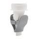 thumbnail image 1 of Adaptador Bimirth Adaptadores de bolsa de almacenamiento de leche materna Abrazaderas de bolsa de leche materna de repuesto para Lansinoh / Spectra S1 S2 / Avent Sacaleches de cuello ancho, Blanco + G Bimirth Adaptador, 1 of 7
