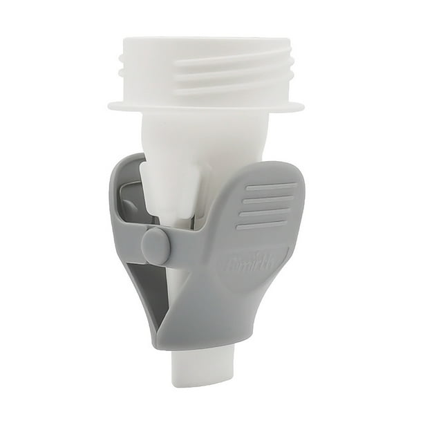 Adaptador Bimirth Adaptadores de bolsa de almacenamiento de leche materna Abrazaderas de bolsa de leche materna de repuesto para Lansinoh / Spectra S1 S2 / Avent Sacaleches de cuello ancho, Blanco + G Bimirth Adaptador
