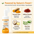 thumbnail image 5 of AMVital Turmeric Saffron Foaming Face Wash, Nourished Skin Moisturizing Cleanser Natural Ingredients, 5 of 8