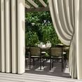 thumbnail image 1 of Rideau Imperméable Extérieur Intérieur Tissé Occultant 52*96 Pouces Beige, 1 of 5