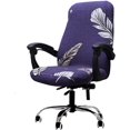 thumbnail image 1 of Printed Office Chair Covers, Stretch Computer Chair Cover Universal Boss Chair Covers Modern Simplism Style High Back Chair Slipcover (Z1, Large), 1 of 7