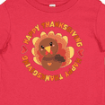 thumbnail image 4 of Inktastic Happy Thanksgiving with Cute Turkey Boys or Girls Baby T-Shirt, 4 of 5