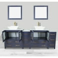 thumbnail image 5 of Vanity Art 84" Double Sink Bathroom Vanity Set with Engineered Marble Top and Free Mirrors, 5 of 11