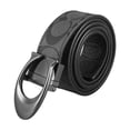 thumbnail image 2 of Cinturón de cuero sintético para hombre, hebilla en forma de C, doble cara, con perforador, 110 cm, 2 of 15