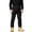 j34-Black, variant on LIIPEE Boys Cargo Pants Casual Solid Color Rigid Waist Straight Leg Trousers With Multiple Pockets Kids Outdoor Hiking Fashion Comfortable Versatile Bottoms,13-14 Years