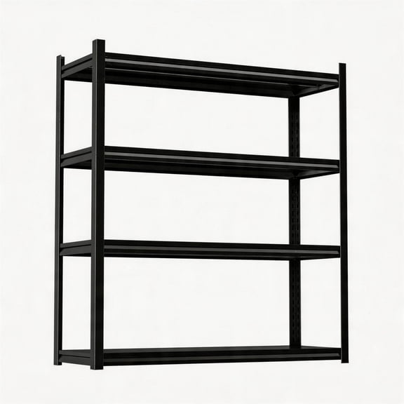 4-Tier Heavy Duty Utility Shelf, Kitchen Baker's Rack, Rust-Resistant Baking Shelves, Freestanding Adjustable Storage, 2500lb, Metal Sturdy Space Saver for Small Kitchen Bedroom Living Room