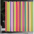 thumbnail image 4 of Ambesonne Verctical Shower Curtain, Vintage Forms, 69"Wx75"L, Multicolor, 4 of 5