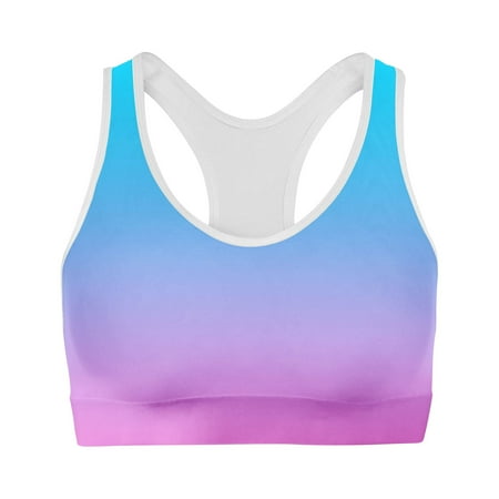 

Kioki Fika Blue Pink Ombre Sports Bra