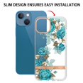 thumbnail image 5 of KAIYANG Serie YB IMD-8 para iPhone 15 Funda para teléfono con estampado floral IMD Funda protectora de TPU suave galvanizada Estilo F iPhone 15 Multicolor, 5 of 5