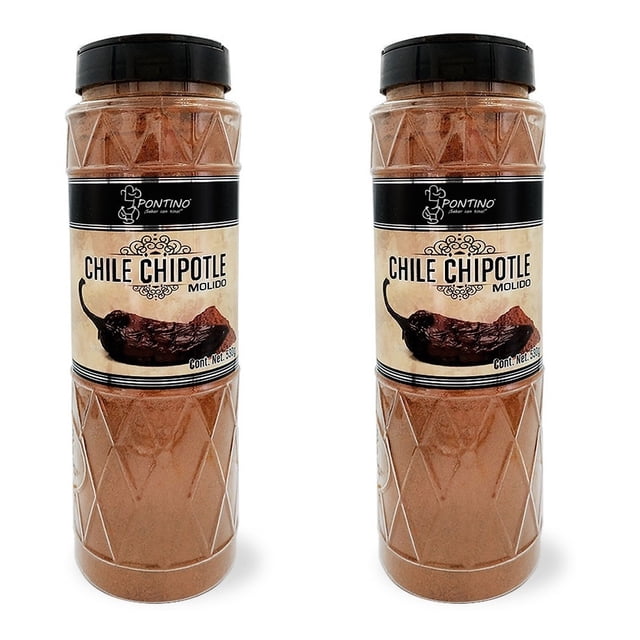 Pontino Chipotle Molido 530 Gramos 2 Piezas
