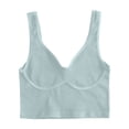 thumbnail image 5 of WAYUTE Womens Tank Tops Ribbed Tank Top Athletic Workout Yoga Racerback Camisole Lightweight Wicking Activewear Top, 5 of 5