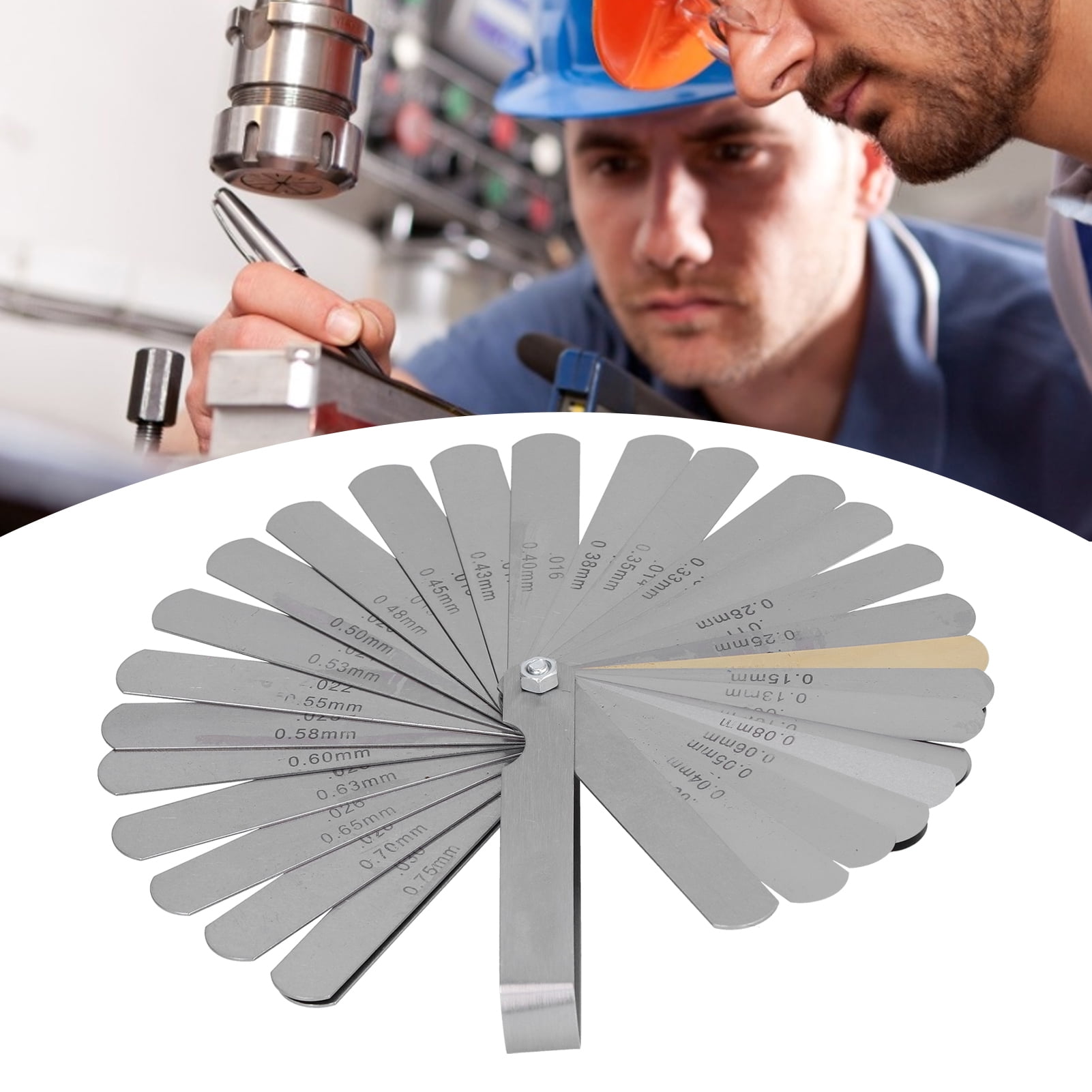 Demonsen Stainless Steel Feeler Gauge,Feeler Gauge Stainless Steel