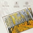 thumbnail image 6 of Elephant Stock Autumn Birch Forest Trees Wall Art - Horizontal Canvas Wall Art - Living Room Wall Decor - Nature Canvas - Yellow And Black Decor - 48" x 32", 6 of 8