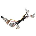 thumbnail image 4 of 3 Way Switch Wiring Harness For Electric Guitar Bas With 2 Volume 1 Tone 1 JackBlack, 4 of 8