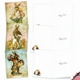 thumbnail image 3 of The Best Card Company 20 Assorted Easter Notes Box Set 4 x 5.12 Inch with Envelopes (10 Designs, 2 Each) Vintage Chicks Bunnies AM9164EAG-B2x10, 3 of 6